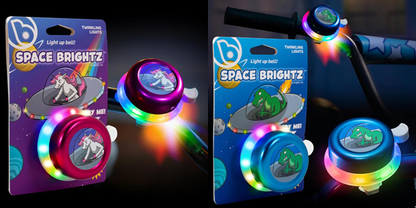 Space Brightz Light Up Bike Bell.